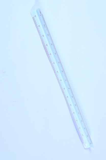 Triangular scale ruler